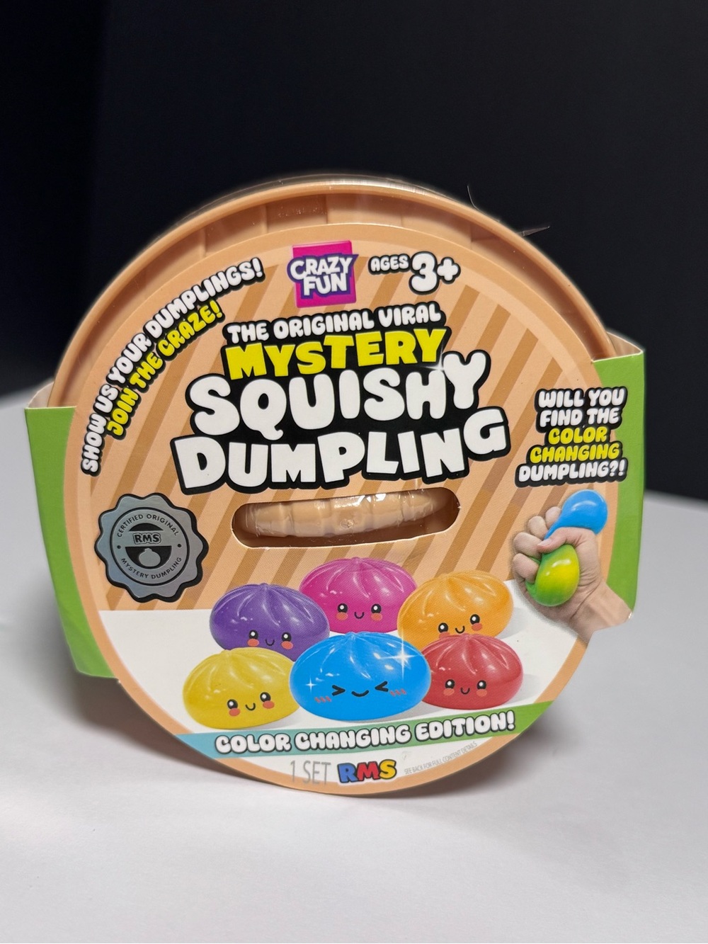RMS Mystery Squishy Dumpling - Color Changing (New and Sealed)